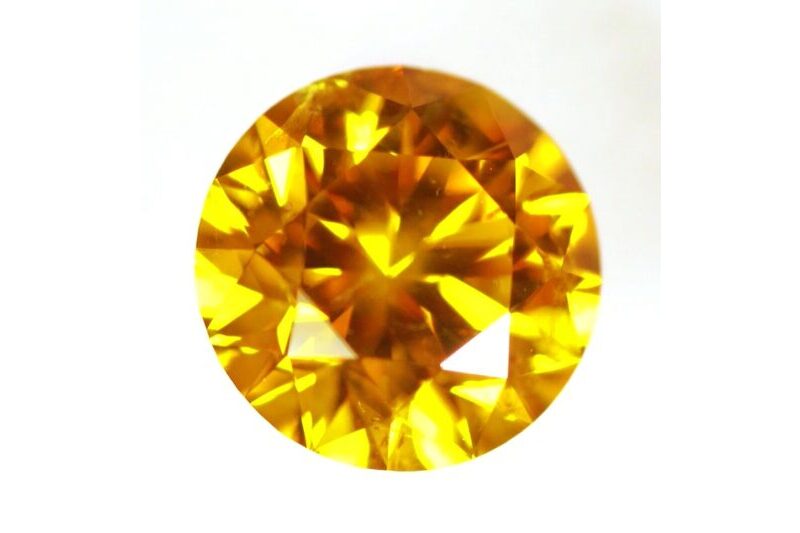 Naturdiamant: intensives Orange, 1.03 Karat