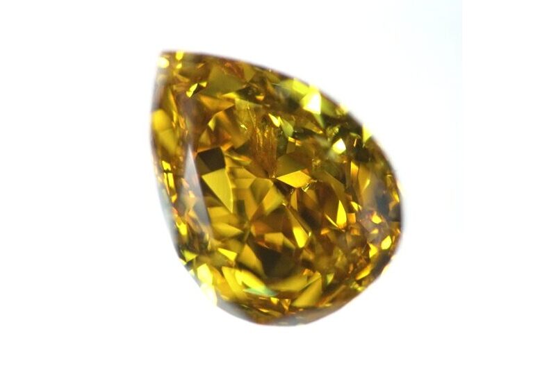 Naturdiamant: bräunlich-gelblich-Orange, 1.53 Karat