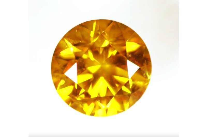 Naturdiamant: intensives Orange, 1.03 Karat