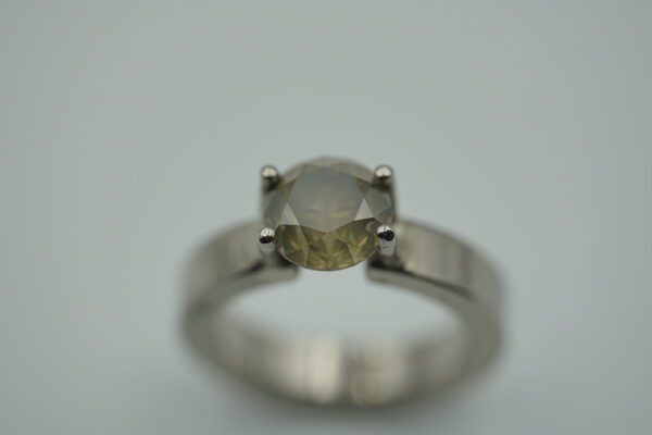 Ring Gr.54, Weissgold 18K, 3.1 Karat