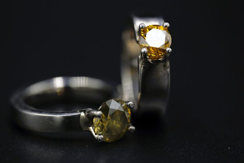 Edler Solitär Diamantring